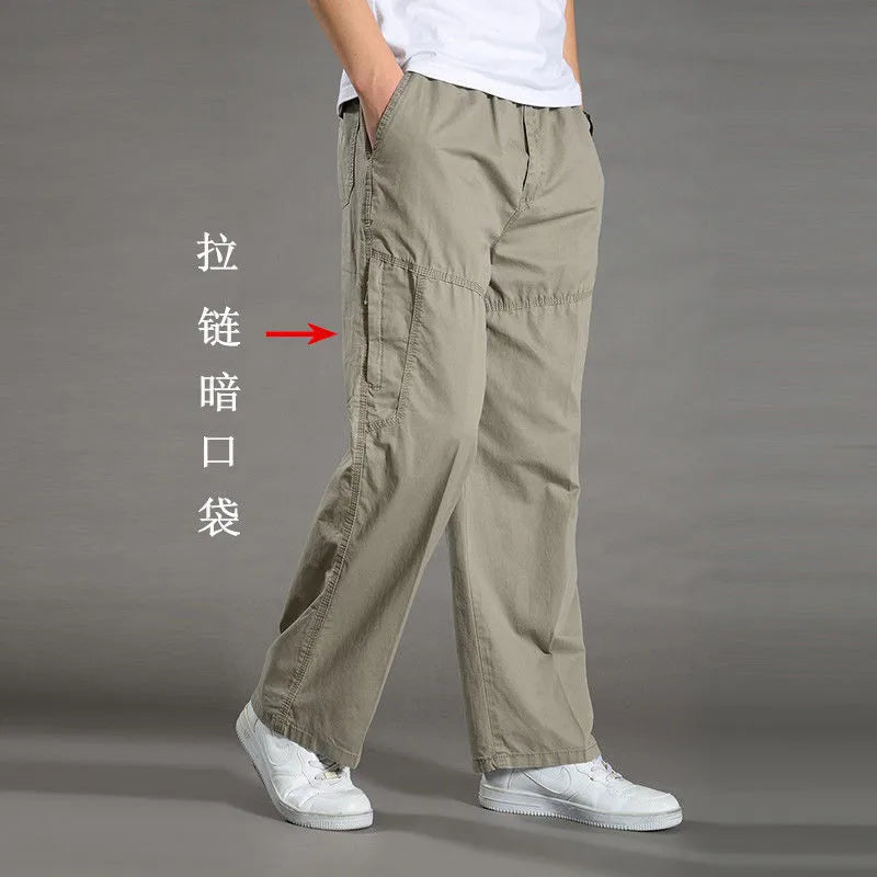 Men's Cargo Pants Summer Spring Cotton Casual