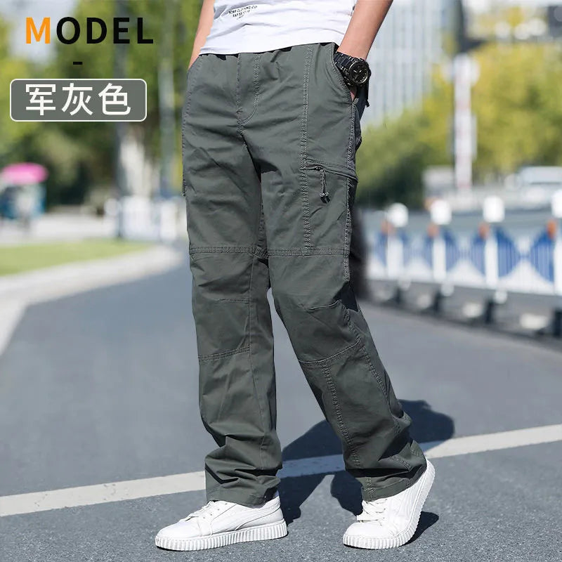 Men's Cargo Pants Summer Spring Cotton Casual