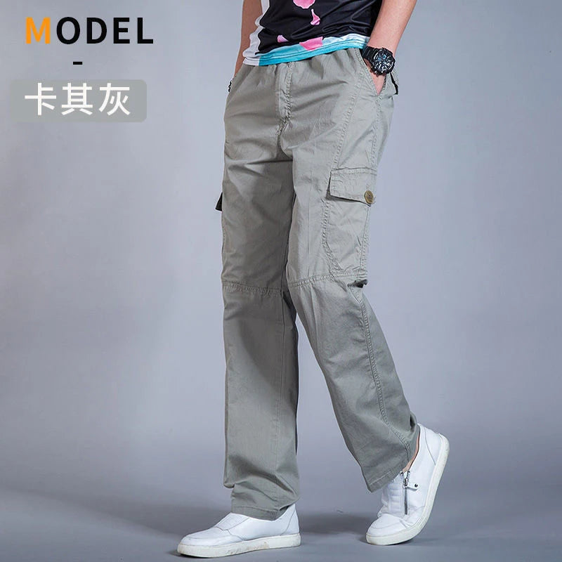 Men's Cargo Pants Summer Spring Cotton Casual