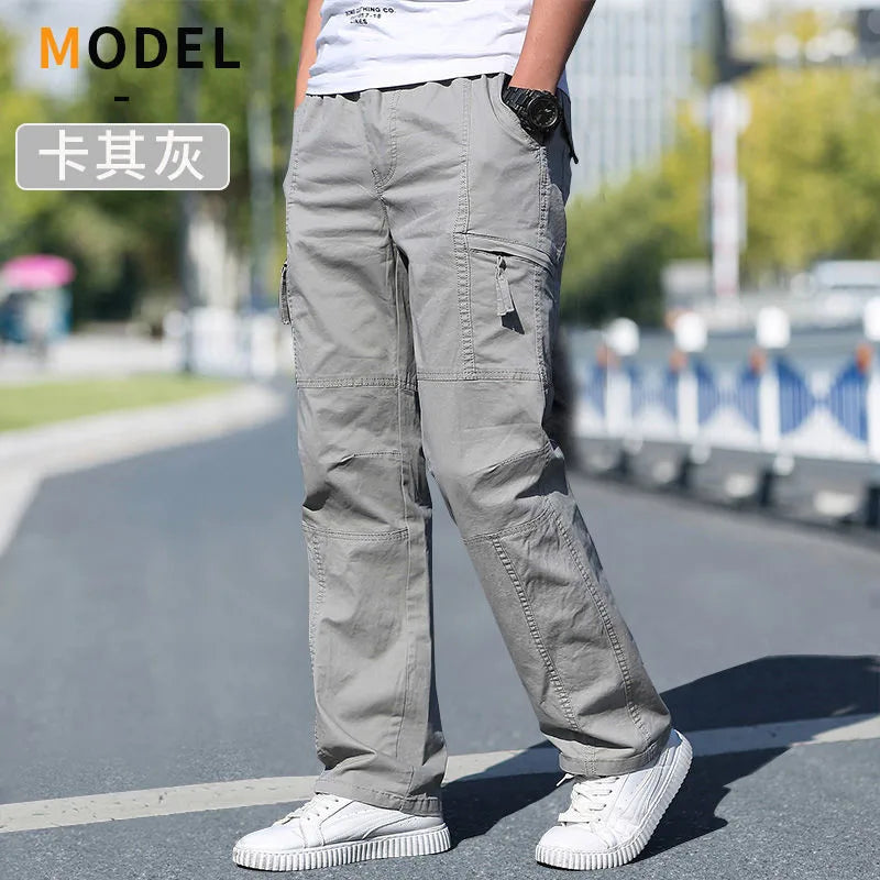 Men's Cargo Pants Summer Spring Cotton Casual