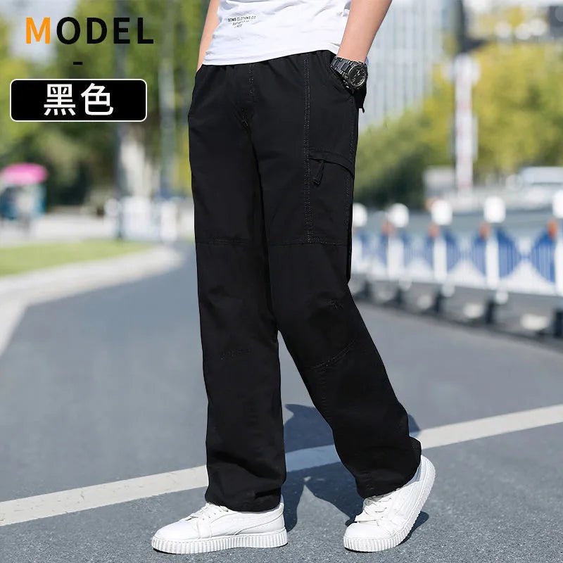 Men's Cargo Pants Summer Spring Cotton Casual