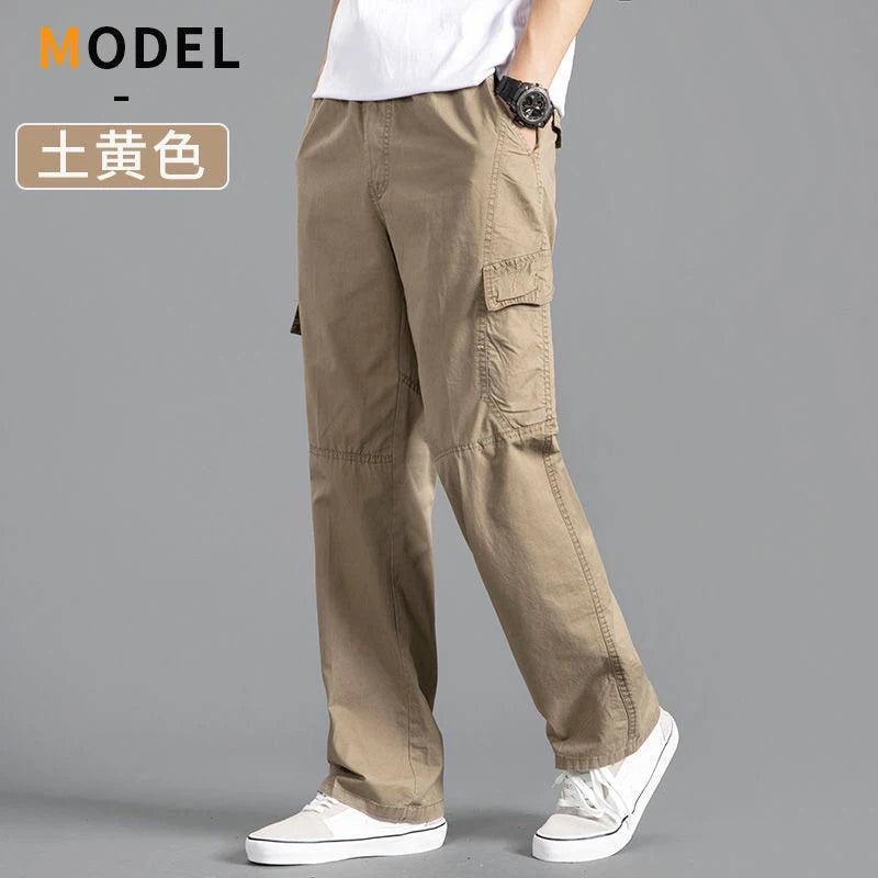 Men's Cargo Pants Summer Spring Cotton Casual
