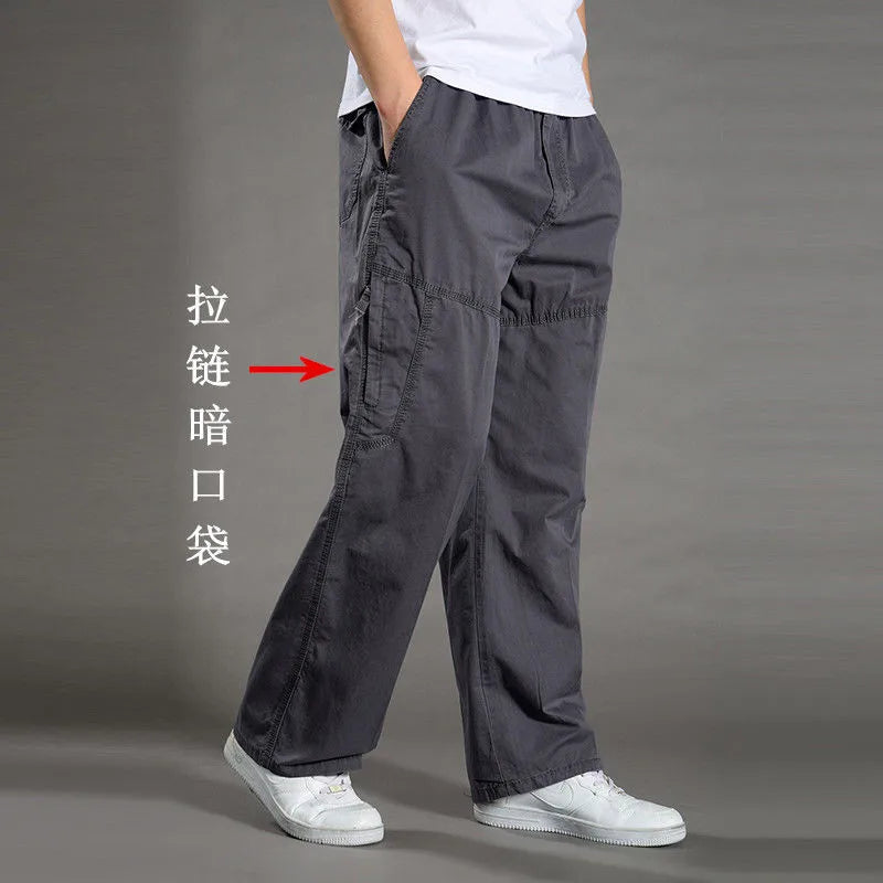 Men's Cargo Pants Summer Spring Cotton Casual