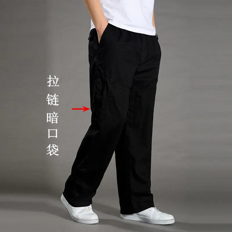 Men's Cargo Pants Summer Spring Cotton Casual