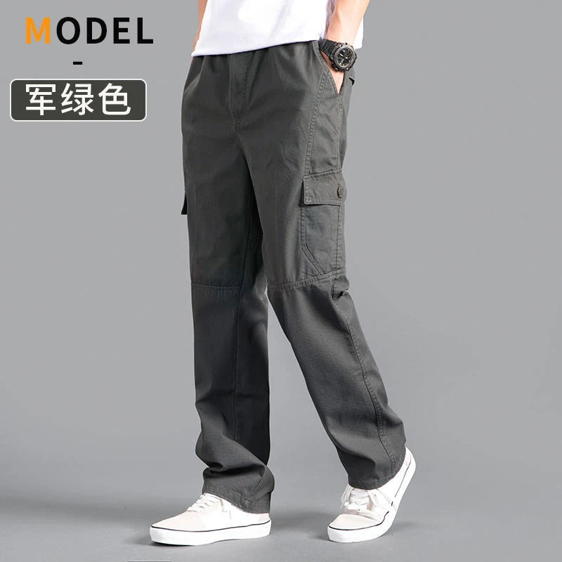 Men's Cargo Pants Summer Spring Cotton Casual