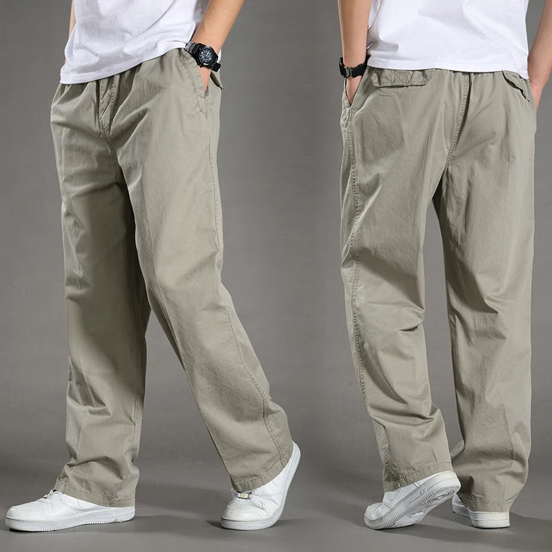 Men's Cargo Pants Summer Spring Cotton Casual
