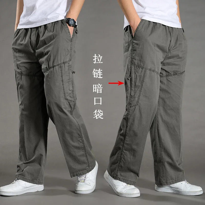 Men's Cargo Pants Summer Spring Cotton Casual