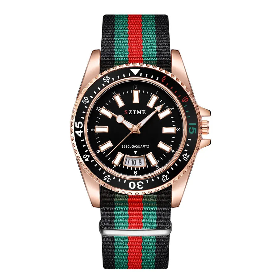 Men’s Nylon Strap Watch