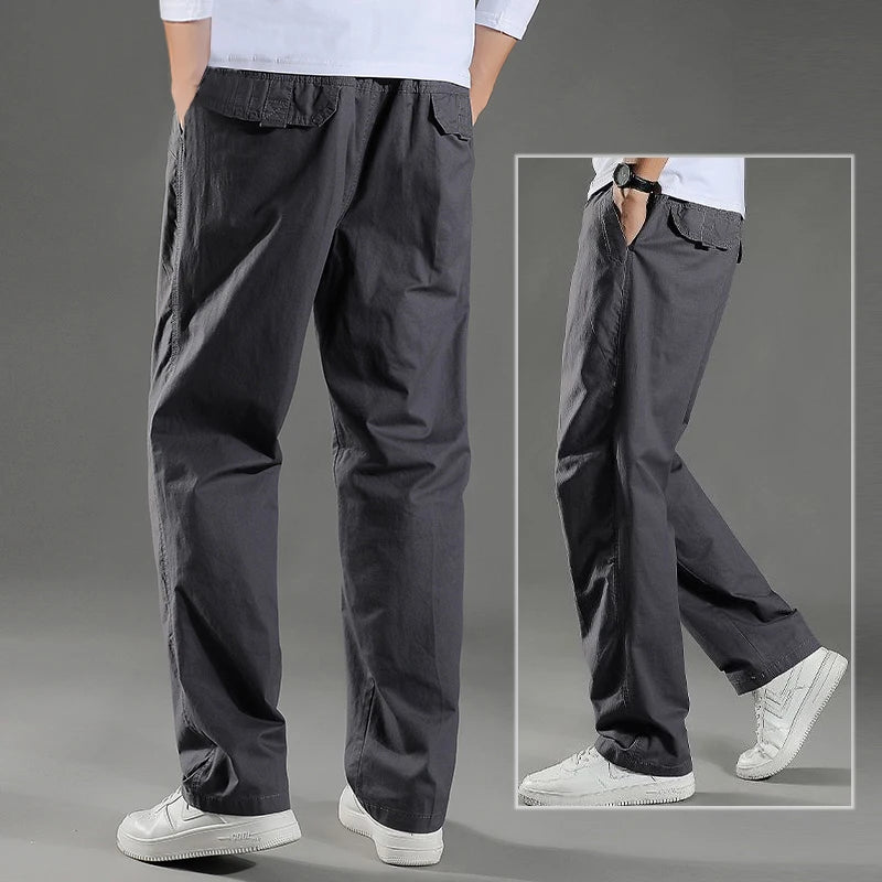Men's Cargo Pants Summer Spring Cotton Casual