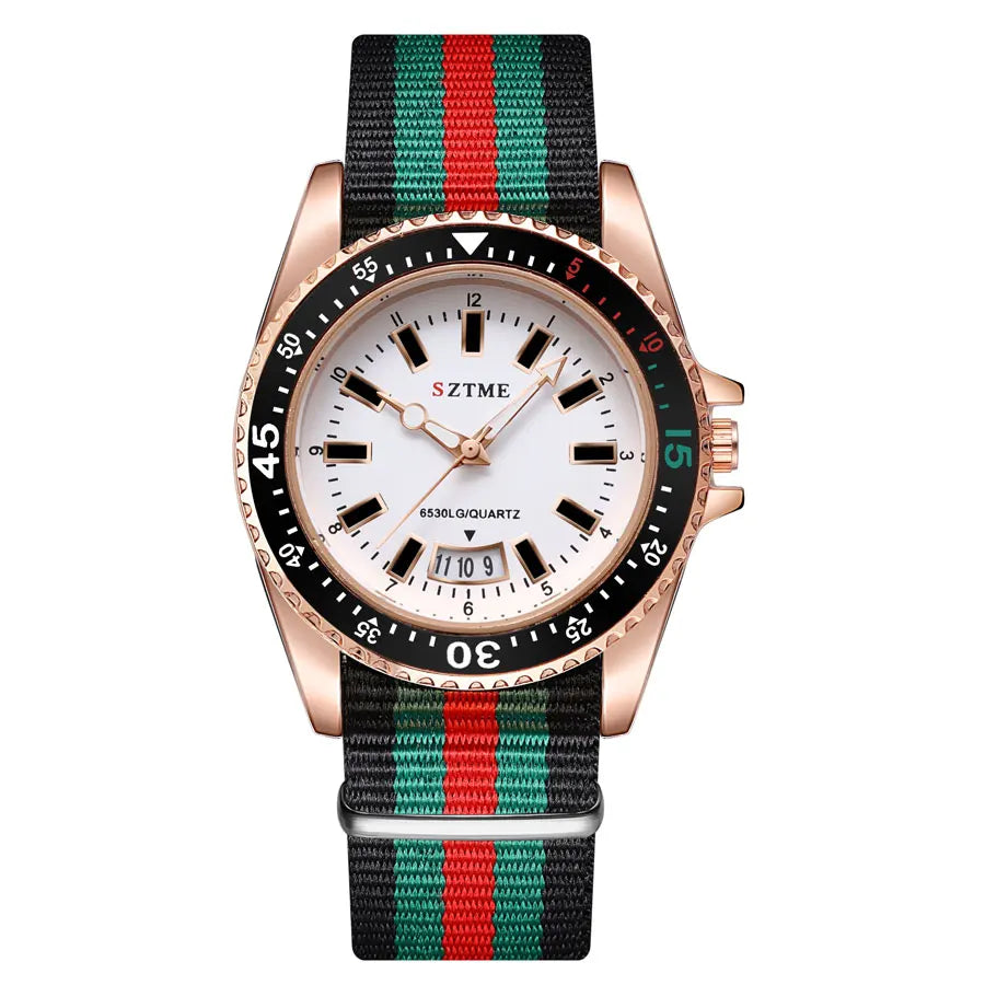 Men’s Nylon Strap Watch