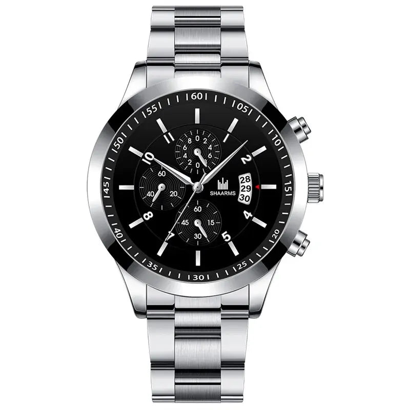 Men's Quartz Watch + Free Bracelet