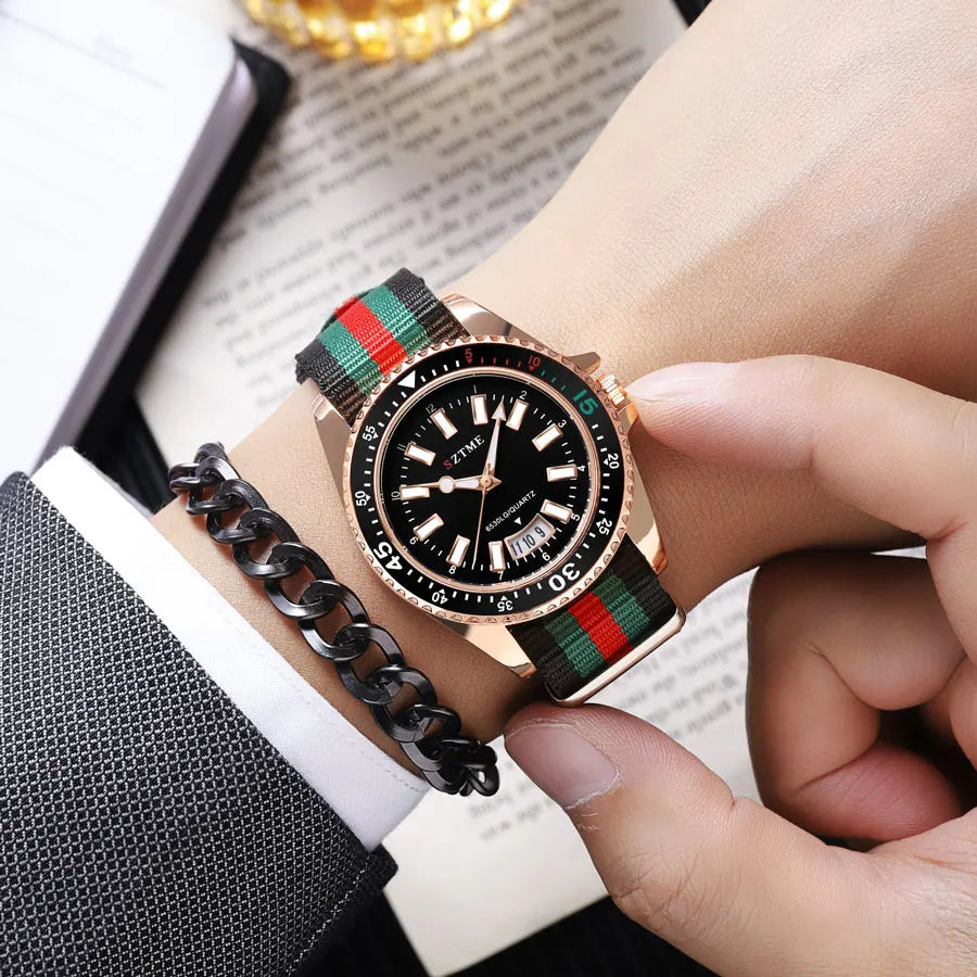 Men’s Nylon Strap Watch