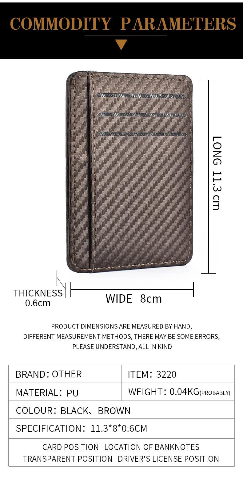 Men's leather wallet