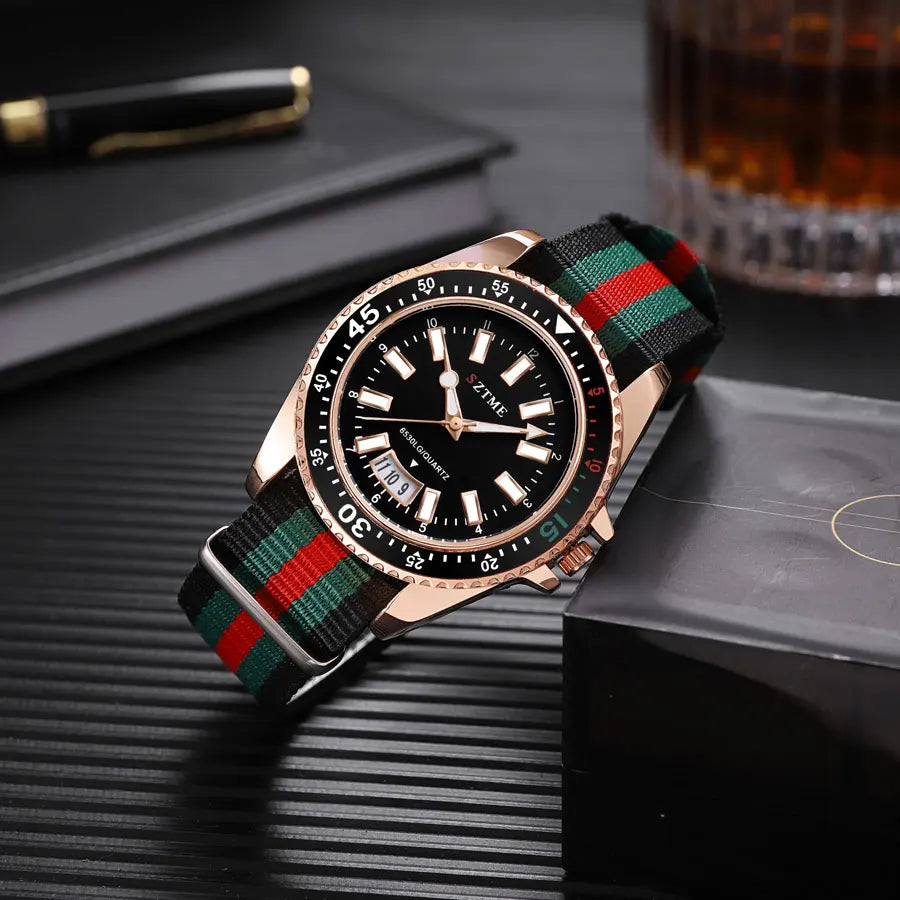Men’s Nylon Strap Watch