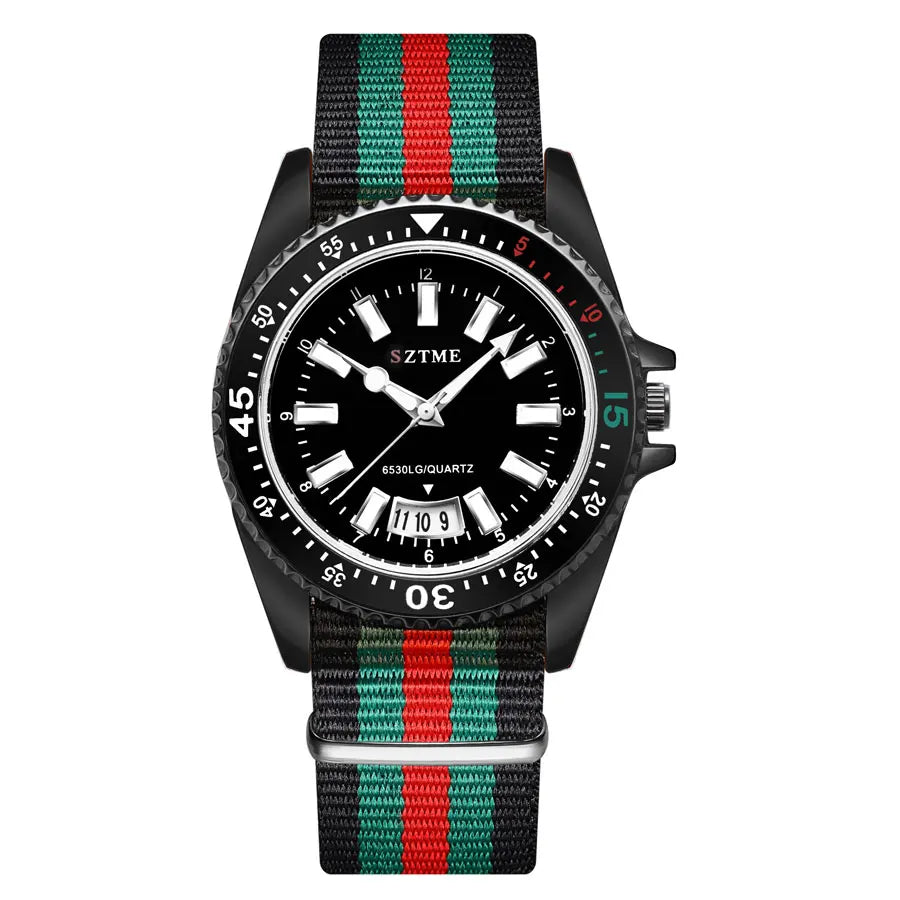Men’s Nylon Strap Watch